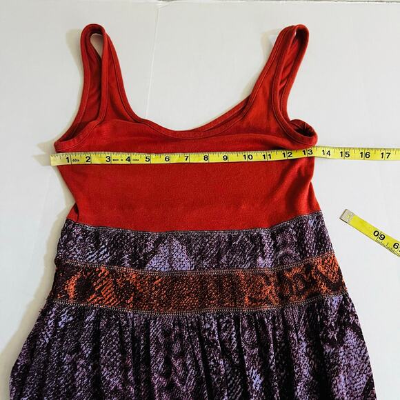 Anthropologie Colima Snake Print Sleeveless Maxi Dress Size S Small Multi - Picture 5 of 7